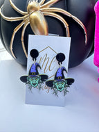 Evil Witch Halloween Earrings
