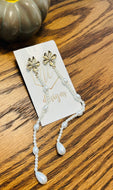 Long Pearl Earrings