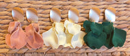 Velvet Felt Petal Earrings