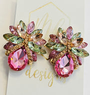 Fancy Elegant Rhinestone Earrings