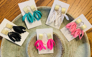 New Small Tulip Petal Earrings