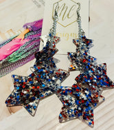 Multi Star Earrings