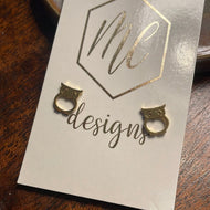 Simple Owl Studs