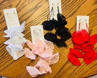 Statement Petal Fabric Earrings