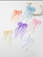 Fairytale Textured Hair Bow Barrette
