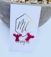 Crawfish Stud Earrings