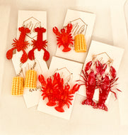 Crawfish Party Earrings