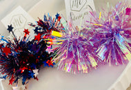 Large Pom Pom Statement Earrings