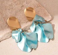 Shimmery Petal Earrings