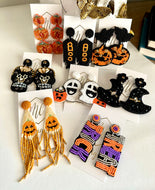 New Beaded Halloween Earrings