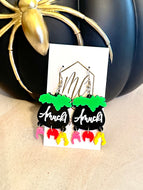 Hocus Pocus Witches Halloween Earrings