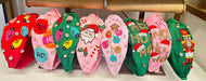 Beaded Jeweled Christmas Headbands