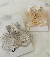Bulldog Filigree Earrings