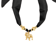 Bulldog Full Body Necklaces Scarf and Chain