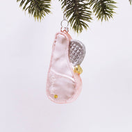Tennis Boxed Glass Christmas Ornament