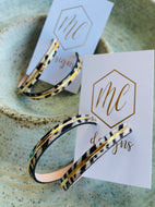Large Zebra and Cheetah Hoop