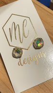 Geometric Candy Studs