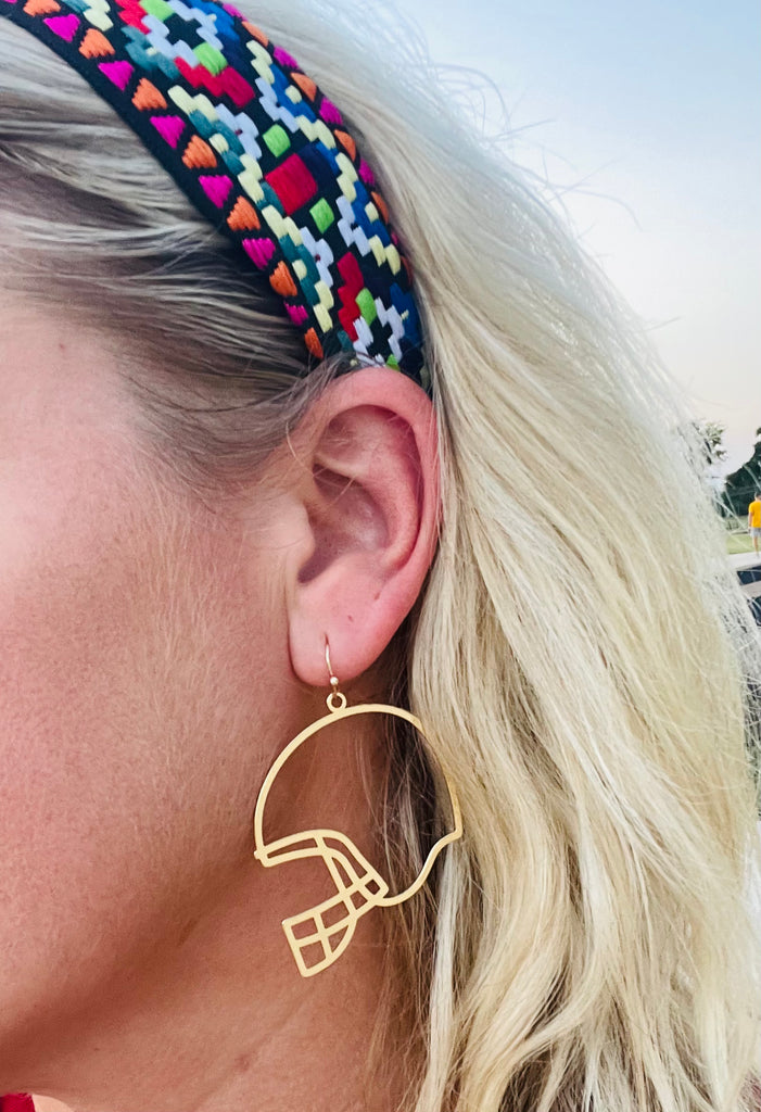 Football Helmet Earrings – The KerbyGrace Collection