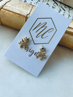 Rhinestone Stud Earrings