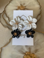 Tiered Flower Earrings