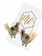 Chicken Earrings