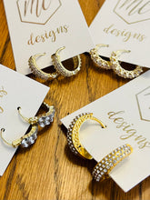 Rhinestone Edgy Huggies
