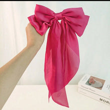 Fairytale Sateen Hair Bow Barrette