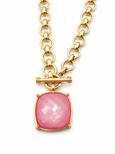 Chunky Cushion Cut Pendant Necklace