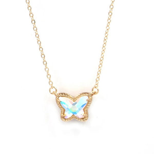 Iridescent Butterfly Necklace