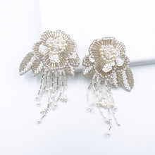 Unique Statement Sequin Beaded Earrings