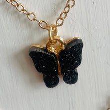 Small Glitter Butterfly Necklaces