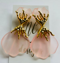 Glass Flower Earrings