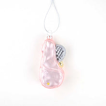 Tennis Boxed Glass Christmas Ornament