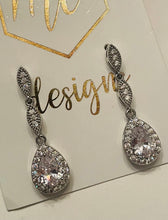 Triple Dangle Rhinestone Earrings