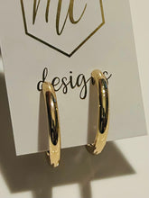 Small Shiny Gold Hoops