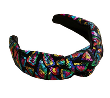 Triangle Sequin Knot Headband