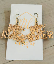 Happy New Year Earrings