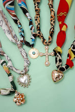 HANDMADE SCARF NECKLACE - HEART
