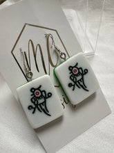 Traditional Mahjong Tile Earrings