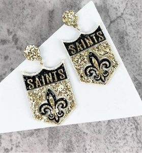 Statement Saints Earrings