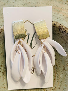 New Small Tulip Petal Earrings