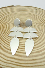 Matte Tiered Drop Earrings