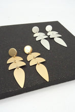 Matte Tiered Drop Earrings