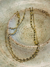 Double Gold Beaded Necklaces