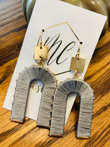 Arch Threaded Earrings