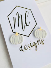 Fall Pumpkin Studs