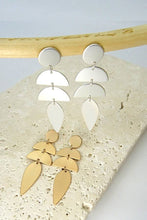 Matte Tiered Drop Earrings