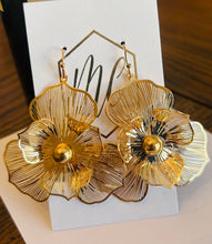Statement Filigree Flower Earrings