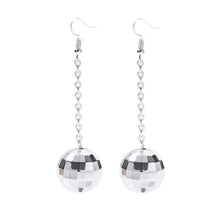 Hanging Disco Ball Earrings