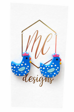 Spring Chicks Chicken Earrings